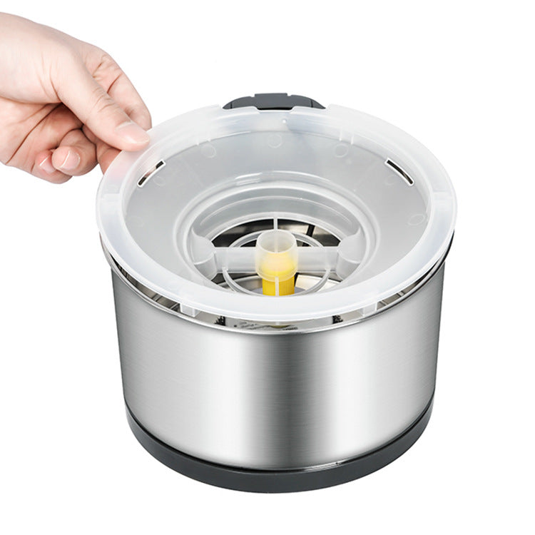 Automatischer Edelstahl Trinkbrunnen für Hunde & Katzen (3,2 Liter) - Detailansicht & Ergonomie